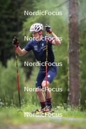 26.08.2024, Martell, Italy (ITA): Didier Bionaz (ITA) - Biathlon summer training, Martell (ITA). www.nordicfocus.com. © Vanzetta/NordicFocus. Every downloaded picture is fee-liable.