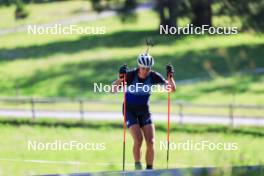 15.07.2024, Lenzerheide, Switzerland (SUI): Nikolas Burkhart (USA) - Biathlon summer training, Lenzerheide (SUI). www.nordicfocus.com. © Manzoni/NordicFocus. Every downloaded picture is fee-liable.