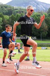 03.07.2024, Saint-Claude, France (FRA): Emilien Jacquelin (FRA) - Biathlon summer training, Premanon (FRA). www.nordicfocus.com. © Manzoni/NordicFocus. Every downloaded picture is fee-liable.