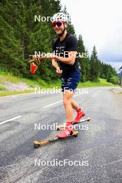 02.07.2024, Premanon, France (FRA): Emilien Jacquelin (FRA) - Biathlon summer training, Premanon (FRA). www.nordicfocus.com. © Manzoni/NordicFocus. Every downloaded picture is fee-liable.