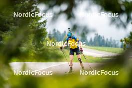 15.06.2024, Lavaze, Italy (ITA): Hanna Oeberg (SWE) - Biathlon summer training, Lavaze (ITA). www.nordicfocus.com. © Barbieri/NordicFocus. Every downloaded picture is fee-liable.