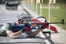 18.06.2024, Correncon-en-Vercors, France (FRA): Fabien Claude (FRA) - Biathlon summer training, Correncon-en-Vercors (FRA). www.nordicfocus.com. © Joly/NordicFocus. Every downloaded picture is fee-liable.