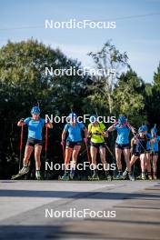 02.09.2024, Font-Romeu, France (FRA): Sara Andersson (SWE), Hanna Oeberg (SWE), (l-r) - Biathlon summer training, Font-Romeu (FRA). www.nordicfocus.com. © Authamayou/NordicFocus. Every downloaded picture is fee-liable.