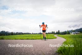 15.06.2024, Lavaze, Italy (ITA): Viktor Brandt (SWE) - Biathlon summer training, Lavaze (ITA). www.nordicfocus.com. © Barbieri/NordicFocus. Every downloaded picture is fee-liable.