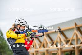 20.09.2024, Font-Romeu, France (FRA): Eve Bouvard (BEL) - Biathlon summer training, Font-Romeu (FRA). www.nordicfocus.com. © Authamayou/NordicFocus. Every downloaded picture is fee-liable.