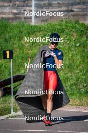 31.07.2024, Lavaze, Italy (ITA): Kristina Oberthaler (AUT) - Biathlon summer training, Lavaze (ITA). www.nordicfocus.com. © Barbieri/NordicFocus. Every downloaded picture is fee-liable.