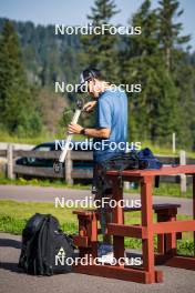 31.07.2024, Lavaze, Italy (ITA): Hannes Kuppelwieser (AUT) - Biathlon summer training, Lavaze (ITA). www.nordicfocus.com. © Barbieri/NordicFocus. Every downloaded picture is fee-liable.