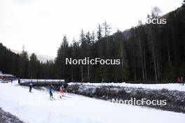 07.11.2024, Davos, Switzerland (SUI): Elisa Gasparin (SUI), Lea Meier (SUI), (l-r) - Biathlon training, snowfarming track, Davos (SUI). www.nordicfocus.com. © Manzoni/NordicFocus. Every downloaded picture is fee-liable.