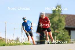 15.07.2024, Lenzerheide, Switzerland (SUI): Lucie Charvatova (CZE) - Biathlon summer training, Lenzerheide (SUI). www.nordicfocus.com. © Manzoni/NordicFocus. Every downloaded picture is fee-liable.