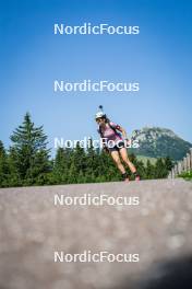 31.07.2024, Lavaze, Italy (ITA): Tamara Steiner (AUT) - Biathlon summer training, Lavaze (ITA). www.nordicfocus.com. © Barbieri/NordicFocus. Every downloaded picture is fee-liable.