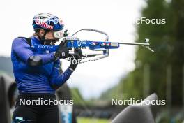 26.08.2024, Martell, Italy (ITA): Dorothea Wierer of Italy - Biathlon summer training, Martell (ITA). www.nordicfocus.com. © Vanzetta/NordicFocus. Every downloaded picture is fee-liable.