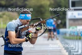 27.08.2024, Martell, Italy (ITA): Bionaz Didier (ITA) - Biathlon summer training, Martell (ITA). www.nordicfocus.com. © Vanzetta/NordicFocus. Every downloaded picture is fee-liable.