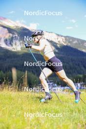 15.07.2024, Lenzerheide, Switzerland (SUI): Grace Castonguay (USA) - Biathlon summer training, Lenzerheide (SUI). www.nordicfocus.com. © Manzoni/NordicFocus. Every downloaded picture is fee-liable.