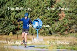 05.09.2024, Font-Romeu, France (FRA): Anton Ivarsson (SWE) - Biathlon summer training, Font-Romeu (FRA). www.nordicfocus.com. © Authamayou/NordicFocus. Every downloaded picture is fee-liable.