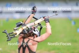 15.07.2024, Lenzerheide, Switzerland (SUI): Deedra Irwin (USA) - Biathlon summer training, Lenzerheide (SUI). www.nordicfocus.com. © Manzoni/NordicFocus. Every downloaded picture is fee-liable.