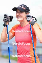 15.07.2024, Lenzerheide, Switzerland (SUI): Deedra Irwin (USA) - Biathlon summer training, Lenzerheide (SUI). www.nordicfocus.com. © Manzoni/NordicFocus. Every downloaded picture is fee-liable.