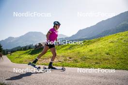 31.07.2024, Lavaze, Italy (ITA): Dunja Zdouc (AUT) - Biathlon summer training, Lavaze (ITA). www.nordicfocus.com. © Barbieri/NordicFocus. Every downloaded picture is fee-liable.