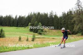 04.09.2024, Lenzerheide, Switzerland (SUI): Ingrid Landmark Tandrevold (NOR) - Biathlon summer training, Lenzerheide (SUI). www.nordicfocus.com. © Manzoni/NordicFocus. Every downloaded picture is fee-liable.