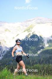 15.07.2024, Lenzerheide, Switzerland (SUI): Grace Castonguay (USA) - Biathlon summer training, Lenzerheide (SUI). www.nordicfocus.com. © Manzoni/NordicFocus. Every downloaded picture is fee-liable.