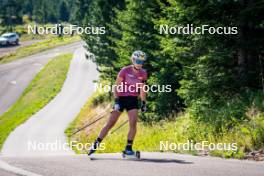 31.07.2024, Lavaze, Italy (ITA): Lisa Osl (AUT) - Biathlon summer training, Lavaze (ITA). www.nordicfocus.com. © Barbieri/NordicFocus. Every downloaded picture is fee-liable.