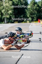 17.08.2024, Font-Romeu, France (FRA): Lionel Jouannaud (FRA) - Biathlon summer training, Font-Romeu (FRA). www.nordicfocus.com. © Authamayou/NordicFocus. Every downloaded picture is fee-liable.