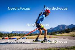 29.09.2024, Lavaze, Italy (ITA): Lisa Vittozzi (ITA) - Biathlon summer training, Lavaze (ITA). www.nordicfocus.com. © Barbieri/NordicFocus. Every downloaded picture is fee-liable.