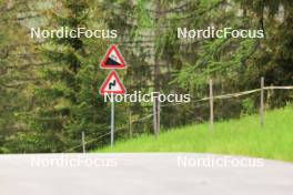 28.05.2024, Lenzerheide, Switzerland (SUI): Event Feature: Track signs - Biathlon summer training, Lenzerheide (SUI). www.nordicfocus.com. © Manzoni/NordicFocus. Every downloaded picture is fee-liable.