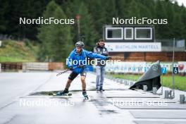 26.08.2024, Martell, Italy (ITA): Elia Zeni (ITA) - Biathlon summer training, Martell (ITA). www.nordicfocus.com. © Vanzetta/NordicFocus. Every downloaded picture is fee-liable.