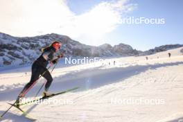 14.10.2024, Ramsau am Dachstein, Austria (AUT): Lena Haecki-Gross (SUI) - Biathlon summer training, Dachsteinglacier, Ramsau am Dachstein (AUT). www.nordicfocus.com. © Manzoni/NordicFocus. Every downloaded picture is fee-liable.