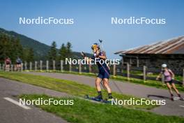 31.07.2024, Lavaze, Italy (ITA): Anna Gandler (AUT) - Biathlon summer training, Lavaze (ITA). www.nordicfocus.com. © Barbieri/NordicFocus. Every downloaded picture is fee-liable.