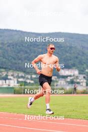 03.07.2024, Saint-Claude, France (FRA): Emilien Jacquelin (FRA) - Biathlon summer training, Premanon (FRA). www.nordicfocus.com. © Manzoni/NordicFocus. Every downloaded picture is fee-liable.