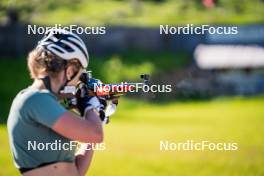 28.06.2024, Lavaze, Italy (ITA): Karoline Offigstad  Knotten (NOR) - Biathlon summer training, Lavaze (ITA). www.nordicfocus.com. © Barbieri/NordicFocus. Every downloaded picture is fee-liable.