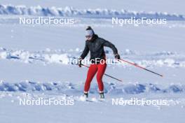 12.10.2024, Ramsau am Dachstein, Austria (AUT): Oceane Michelon (FRA) - Biathlon summer training, Dachsteinglacier, Ramsau am Dachstein (AUT). www.nordicfocus.com. © Manzoni/NordicFocus. Every downloaded picture is fee-liable.