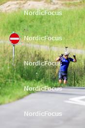 15.07.2024, Lenzerheide, Switzerland (SUI): Vaclav Cervenka (USA) - Biathlon summer training, Lenzerheide (SUI). www.nordicfocus.com. © Manzoni/NordicFocus. Every downloaded picture is fee-liable.