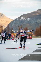 09.11.2024, Bessans, France (FRA): Lou-Anne Dupont Ballet-Baz (FRA) - Biathlon summer training, Bessans (FRA). www.nordicfocus.com. © Authamayou/NordicFocus. Every downloaded picture is fee-liable.