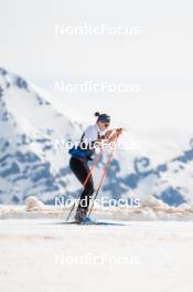 18.06.2024, Tignes, France (FRA): Julia Simon (FRA) - Biathlon summer training, Tignes (FRA). www.nordicfocus.com. © Authamayou/NordicFocus. Every downloaded picture is fee-liable.