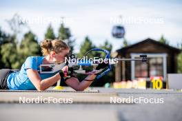 05.09.2024, Font-Romeu, France (FRA): Hanna Oeberg (SWE) - Biathlon summer training, Font-Romeu (FRA). www.nordicfocus.com. © Authamayou/NordicFocus. Every downloaded picture is fee-liable.