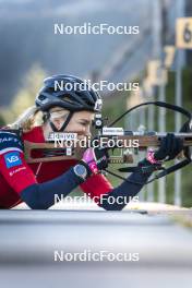 21.10.2024, Lavaze, Italy (ITA): Juni Arnekleiv (NOR) - Biathlon summer training, Lavaze (ITA). www.nordicfocus.com. © Vanzetta/NordicFocus. Every downloaded picture is fee-liable.