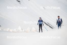 18.06.2024, Tignes, France (FRA): Sophie Chauveau (FRA) - Biathlon summer training, Tignes (FRA). www.nordicfocus.com. © Authamayou/NordicFocus. Every downloaded picture is fee-liable.