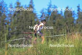 06.08.2024, Lenzerheide, Switzerland (SUI): Lisa Theresa Hauser (AUT) - Biathlon summer training, Lenzerheide (SUI). www.nordicfocus.com. © Manzoni/NordicFocus. Every downloaded picture is fee-liable.