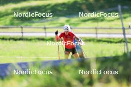 15.07.2024, Lenzerheide, Switzerland (SUI): Lucie Charvatova (CZE) - Biathlon summer training, Lenzerheide (SUI). www.nordicfocus.com. © Manzoni/NordicFocus. Every downloaded picture is fee-liable.