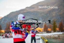 07.11.2024, Bessans, France (FRA): Valentin Lejeune (FRA) - Biathlon summer training, Bessans (FRA). www.nordicfocus.com. © Authamayou/NordicFocus. Every downloaded picture is fee-liable.