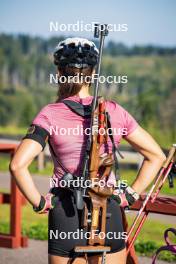 31.07.2024, Lavaze, Italy (ITA): Anna Andexer (AUT) - Biathlon summer training, Lavaze (ITA). www.nordicfocus.com. © Barbieri/NordicFocus. Every downloaded picture is fee-liable.