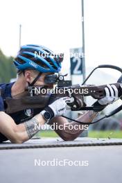 27.08.2024, Martell, Italy (ITA): Lukas Hofer (ITA) - Biathlon summer training, Martell (ITA). www.nordicfocus.com. © Vanzetta/NordicFocus. Every downloaded picture is fee-liable.