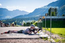 27.06.2024, Lavaze, Italy (ITA): Sivert Guttorm Bakken (NOR) - Biathlon summer training, Lavaze (ITA). www.nordicfocus.com. © Barbieri/NordicFocus. Every downloaded picture is fee-liable.