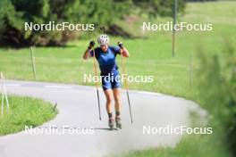 18.07.2024, Lenzerheide, Switzerland (SUI): Vincent Bonacci (USA) - Biathlon summer training, Lenzerheide (SUI). www.nordicfocus.com. © Manzoni/NordicFocus. Every downloaded picture is fee-liable.