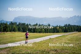 31.07.2024, Lavaze, Italy (ITA): Lisa Osl (AUT) - Biathlon summer training, Lavaze (ITA). www.nordicfocus.com. © Barbieri/NordicFocus. Every downloaded picture is fee-liable.