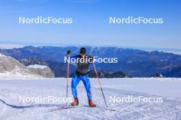 12.10.2024, Ramsau am Dachstein, Austria (AUT): Nikolaos Tsourekas (GRE) - Biathlon summer training, Dachsteinglacier, Ramsau am Dachstein (AUT). www.nordicfocus.com. © Manzoni/NordicFocus. Every downloaded picture is fee-liable.