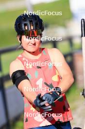 15.07.2024, Lenzerheide, Switzerland (SUI): Grace Castonguay (USA) - Biathlon summer training, Lenzerheide (SUI). www.nordicfocus.com. © Manzoni/NordicFocus. Every downloaded picture is fee-liable.