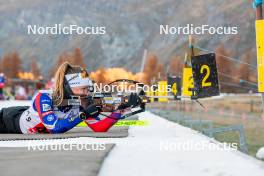 09.11.2024, Bessans, France (FRA): Oceane Michelon (FRA) - Biathlon summer training, Bessans (FRA). www.nordicfocus.com. © Authamayou/NordicFocus. Every downloaded picture is fee-liable.